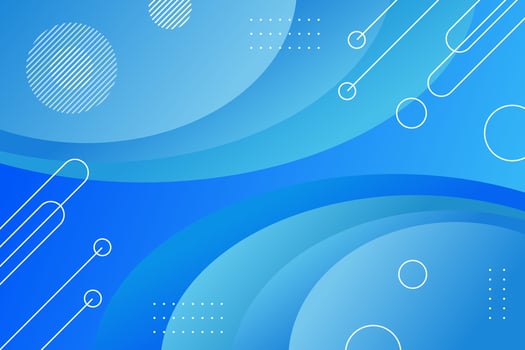 Blue gradient abstract geometric background vector