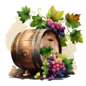 watercolor wine grapes png