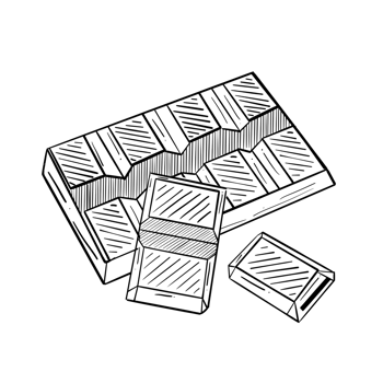 Chocolate Line bar png
