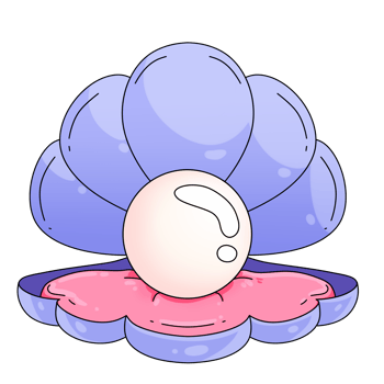 Seashell Pearl Clipart Cartoon png