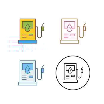 Petrol Pump Vector Icon