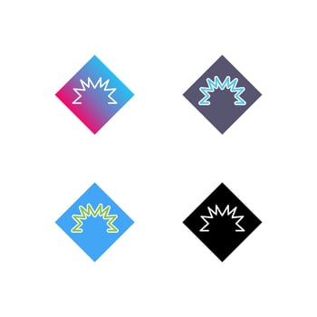 Danger of Welding Flash Vector Icon