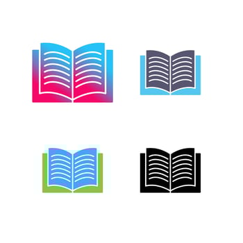Unique Textbook Vector Icon