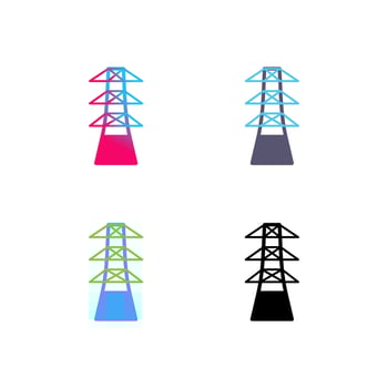 Unique Tower Vector Icon