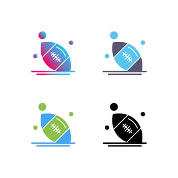 Rugby Vector Icon