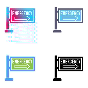 Emergency Sign Vector Icon