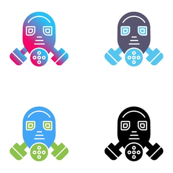 Gas Mask Vector Icon