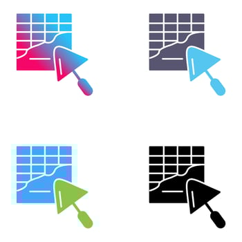 Plastering Vector Icon