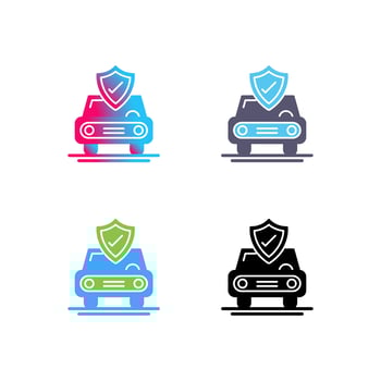 Car Protection Vector Icon