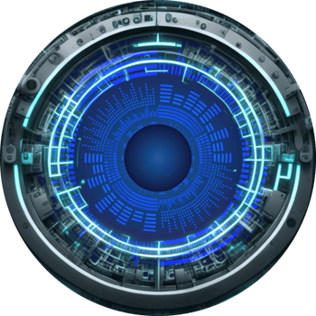 Modern Technology Eye Cybersecurity Crop-out png
