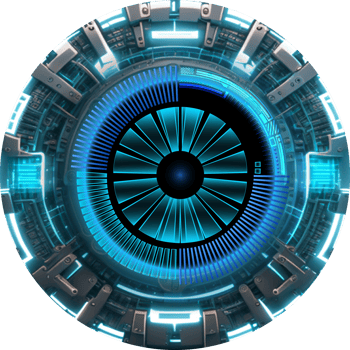 Modern Technology Eye Cybersecurity Crop-out png