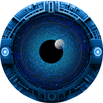 Modern Technology Eye Cybersecurity Crop-out png