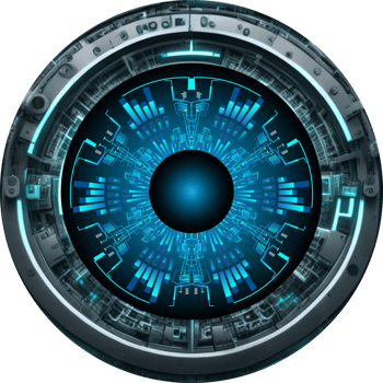 Modern Technology Eye Cybersecurity Crop-out png