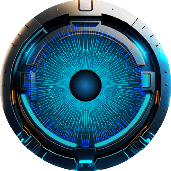 Modern Technology Eye Cybersecurity Crop-out png