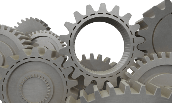 Isolated mechanical gear part of a mechanism png
