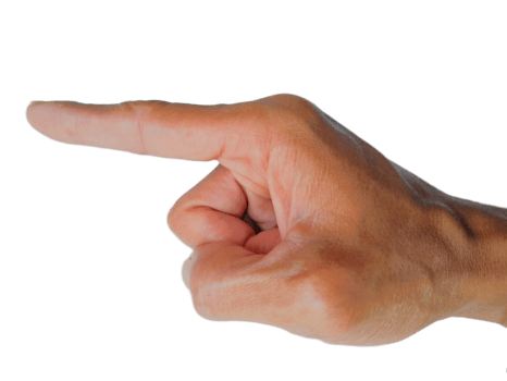 Male asian hand gestures isolated with transparent background png