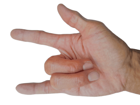 Man hand isolated Transparent png
