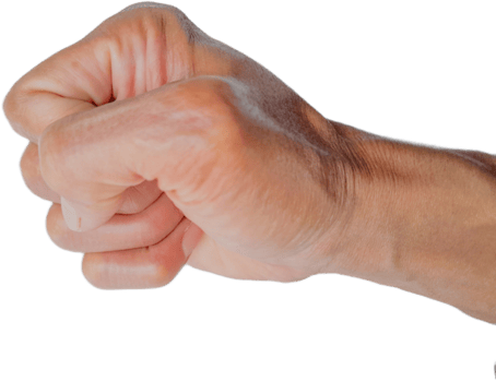 Man hand isolated Transparent png