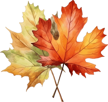 autumn harvest watercolor ai generate png
