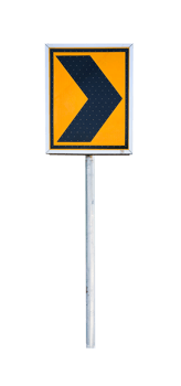 arrow traffic sign board isolated png