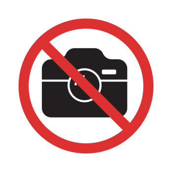 Prohibition No Photo Sign, No Photographing Prohibition Sign Symbol, No Video, No photography Icon, Do Not Take Photo Sign, Camera Icon With Red Circle, Prohibited Logo Pictogram png