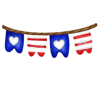 4th of july banner png