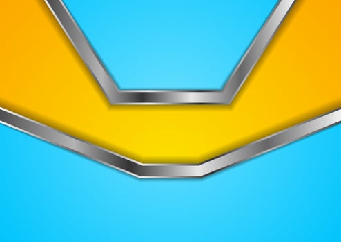 Abstract bright tech modern background vector