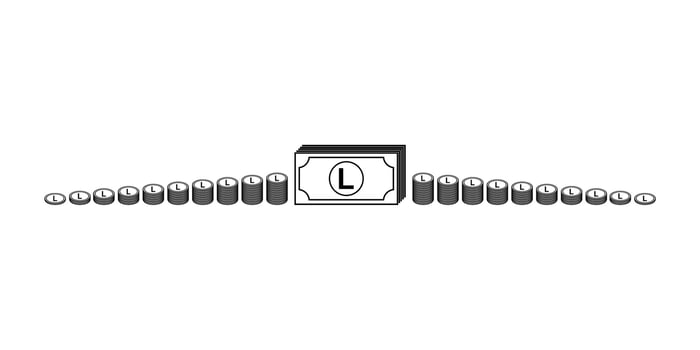 Moldova Currency Symbol, Moldovan Leu Icon, MDL Sign. Vector Illustration