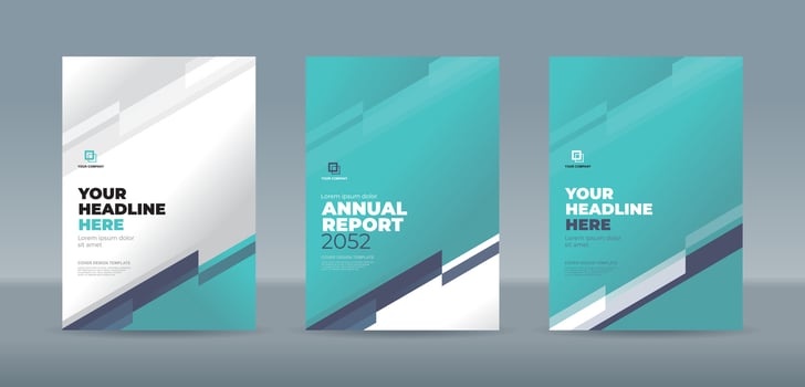 Modern abstract random transparent bar turquoise, green, blue, white background. A4 size book cover template for annual report, magazine, booklet, proposal, portfolio, brochure, poster vector