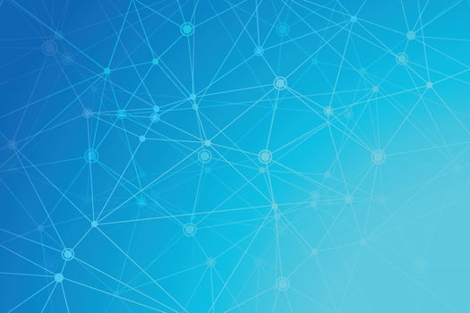 Abstract technology background. Abstract technology background with triangle. Blue triangle mosaic. Triangles geometric pattern vector