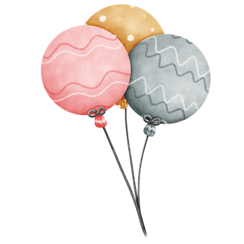 balloons in the shape png