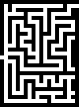 Free vector maze for kids. Free vector labyrinth game way