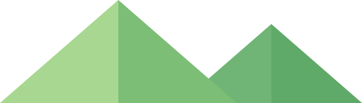 mountain hill landscape illustration in flat and minimal design png