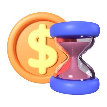 Waiting Payment 3D Illustration Icon png