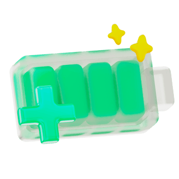 Battery 3d User Interface Icon png