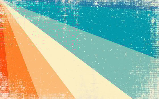Vintage retro background with grunge texture vector