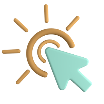 Cursor double click 3D icon png