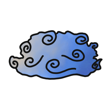 Japanese style cloud png