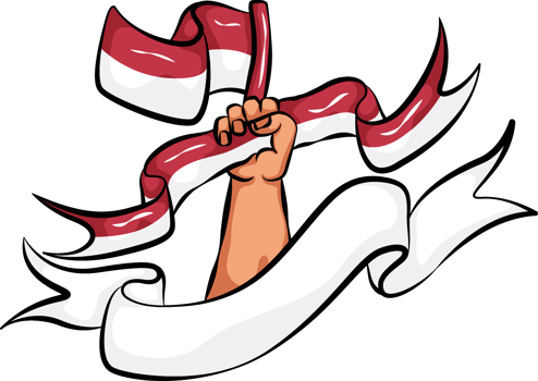 Hand drawn Indonesian Independence Day png
