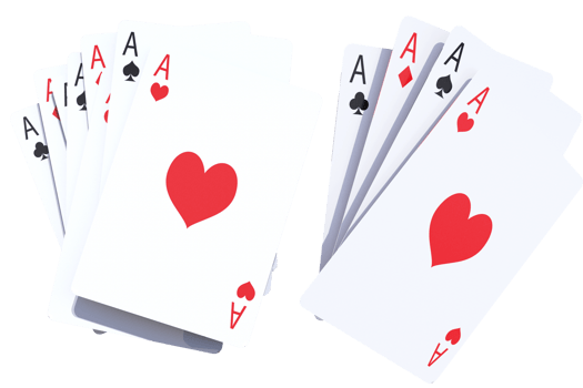 Casino Poker Playing Cards PNG Isolated