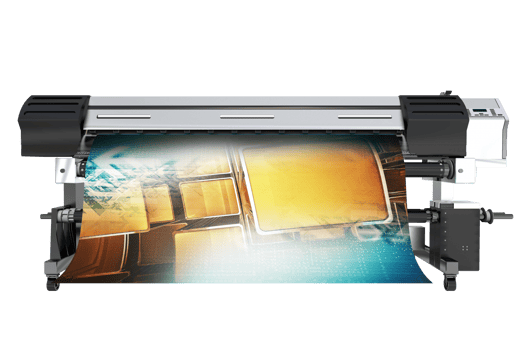 Modern Wide Format Printer PNG Isolated Render