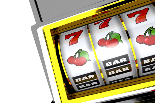 One Handed Bandit Slot Machine 3D Render PNG