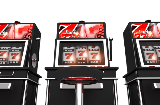 Las Vegas Slot Fruit Machines PNG 3D Illustration