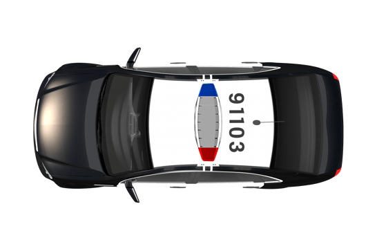 Police Car Top View png