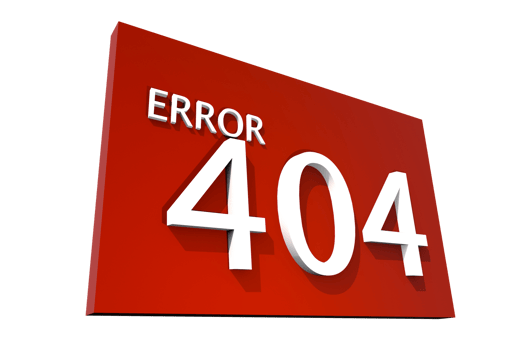 Error 404 Red Sign png
