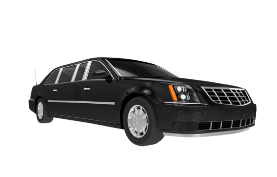 Elegant Limousine PNG Object