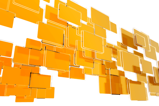 Orange Blocks Design png