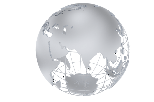 Globe PNG Asia
