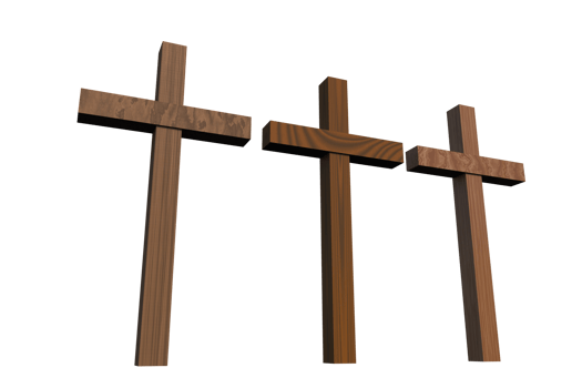 Three Wooden Crosses png