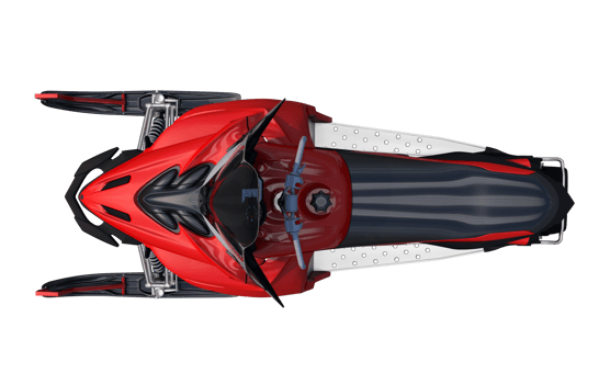 Snowmobile Top View PNG